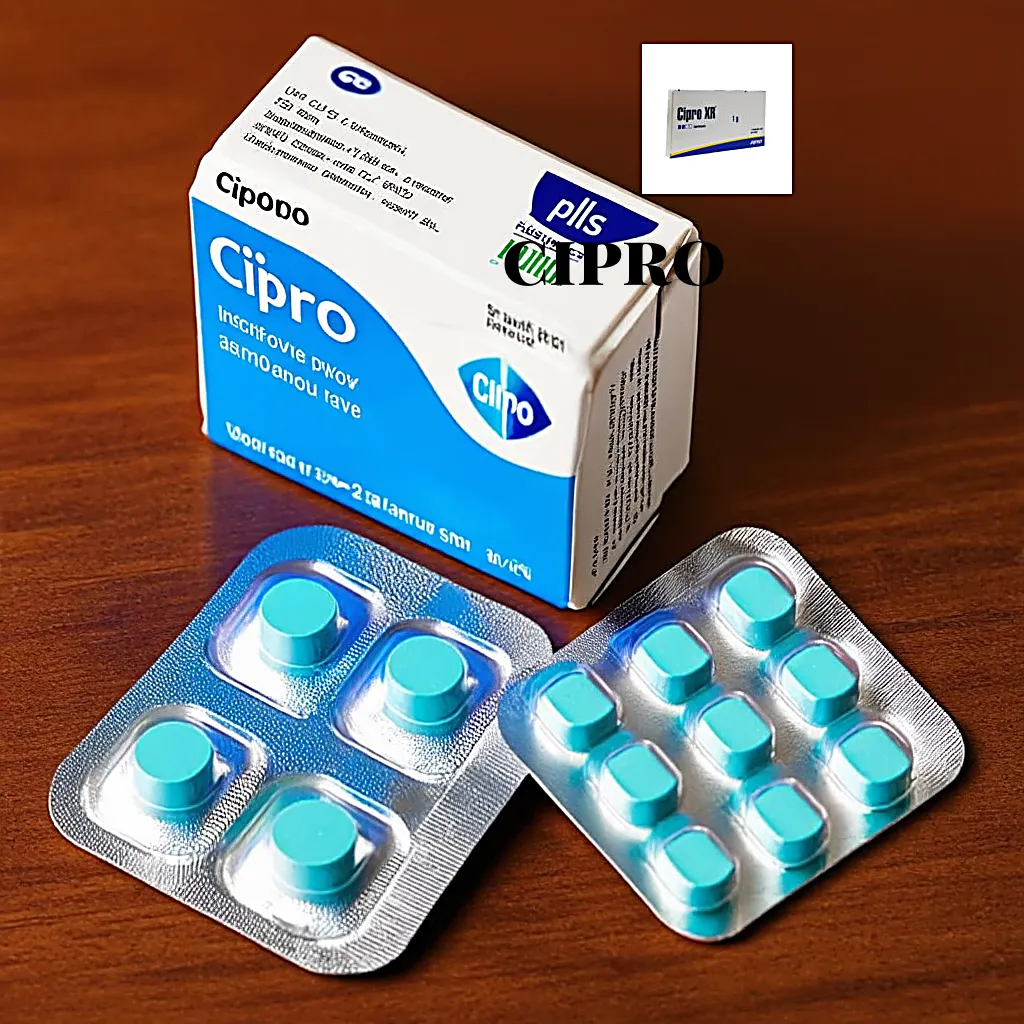 Cipro xr 500 mg generico